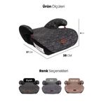 AFT BEBEK KOLTUK YÜKSELTİCİ BODSTER GRİ YAŞ GRUP II-III/15-36 KG MO15303178-G AFT MOJ15303178-G