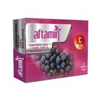 Aftamin Kara Mürver Çinko Propolisli 24 Pastil