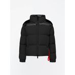After Label TURKUN7864-1 Siyah Fermuarlı Kaz Tüyü Kadın Mont