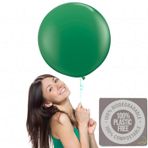 AFTERLOON Biyobozunur Mükemmel Yuvarlak Büyük Balonlar Yeşil 45 cm 6'lı Paket, Büyük Kalınlaştırılmış Ekstra Güçlü Lateks Jumbo Büyük Helyum Şamandıra, Bebek Duşları için Cinsiyet Gösterimi Düğün