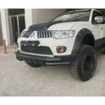 Aftermarket Mitsubishi L200 2008+ Shark Ön Tampon Koruma Demiri Siyah