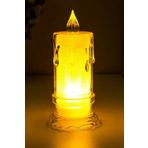 AfterTimes Dekoratif Plastik LED Mum: Romantik Ortam, Loş Işık, 8 cm, Pilli, İç Mekan, Şık Mum
