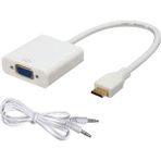 Afzelia Mini HDMI To VGA Dönüştürücü Hd 1080P