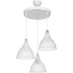Ag Light Design Beyaz Sarkıt Avize Salon Mutfak Koridor Yatak Odası Lamba 3'lü - Şeffaf