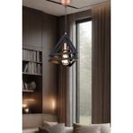 Ag Light Design Siyah Sarkıt Avize Salon Mutfak Koridor Yatak Odası Lamba - 1 - Siyah - Gold