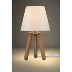 AG LightDesign Krem Abajur Yatak Odası Salon Koridor Masa Lambası AGnm5
