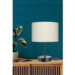 AG LightDesign Krem Abajur Yatak Odası Salon Modern Şık Masa Lambası AGnm10