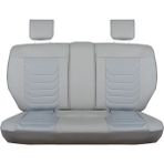 AG Store mazda Lantis Uyumlu Lüks Yarı Deri Oto Koltuk Kılıfı Ön/arka Set (Roma) Gri