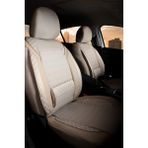 AG Store Skoda Karaq Uyumlu Yarı Deri Oto Koltuk Kılıfı Ön/arka 5 Li Set Atlas Bej