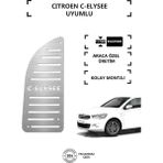 A&G Tuning Citroen C Elysee Ayak Dinlendirme Pedalı Krom Ayak Dayama Pedalı - Renkli