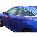 A&G Tuning Honda Civic Cam Çıtası Fc5 Sedan 2015 - 2021 arası Paslanmaz Çelik