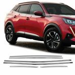 A&G Tuning Peugeot 2008 Krom Cam Çıtası 6 Parça 2019 ve Üzeri