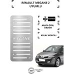 A&G Tuning Renault Megane 2 Ayak Dinlendirme Pedalı Krom Ayak Dayama Pedalı - Renkli