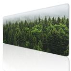 Ağaç Büyük Fare Altlığı Oyun Mouse Pad Büyük 24x12 inç Klavye Mat Kaymaz Kauçuk Tabanlı, Mousepad Yıkanabilir Genişletilmiş Büyük Fare Paspasları, Ev Ofis Çalışmaları için Fare Altlığı 3-880