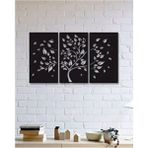 Ağaç Silüetli Ahşap ve Mdf Tablo, Şık ve Modern Dekorasyon Parçası - Seçenek 1