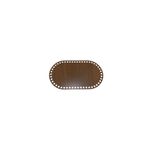 Ağaçistan 3mm 60x30 Ahşap Oval Sepet Tepsi Örgü Plakası Delikli Taban Tığ İşi Sepet Puset Tabanı