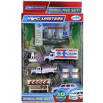 Ağaçlı Metal Ambulans Seti Jp9103 Kız Erkek Çocuk Oyuncak Eğitici Oyuncaklar