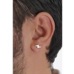 Agai Silver 925 Ayar Gümüş Şimşek Figürlü Erkek Küpe