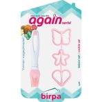 Again Kurabiye Kalıbı & Silikon Yumurta Fırçası Seti