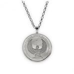 AgaKulche 1 Ons Silver 14 Ayar Çerçeve Altın Kolye