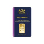 AgaKulche 10 gr 995 24 Ayar Paketli Külçe Altın