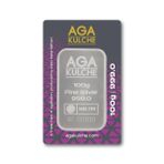 AgaKulche 100 Gram 999.0 Külçe Gümüş