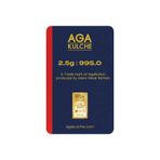 AgaKulche 2.5 Gram Altın 995 24 Ayar Külçe Altın