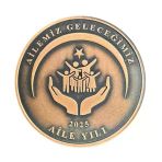 Agakulche Aile Yılı Bronz Sikke Coin