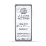 AgaKulche Aleks Metal Rafineri 500 gr 999.0 Külçe Gümüş