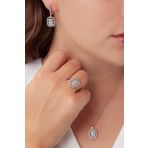 AgaKulche Baget Kalemli S48-EB 925 Kadın Gümüş Set