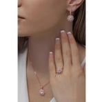 AgaKulche S56RB 925 12 gr Rose Süzme Mitos Gümüş Takı Seti