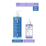 Agarta 2'Li Set Yüz Temizleme Jeli Mavi & Göz Altı Ve Morluk Giderici Serum