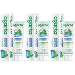 Agarta 3x100 ml Doğal Yoğun Naneli Florürsüz Ferah Nefes Diş Macunu