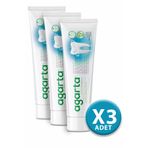 Agarta Doğal 3x100 ml Bitkisel Özlü Florürsüz Diş Macunu