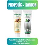 Agarta Doğal Diş Macunları(Propolis 100 ml + Karbon 100 Ml)