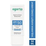 Agarta Doğal Güneş Kremi Yaşlanma Karşıtı 50 Spf 50 Ml