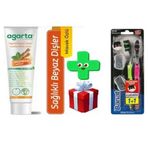 Agarta Doğal Misvak Özlü 100 ml Diş Macunu + Banat Deep Clean 1+1 Diş Fırçası