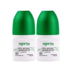 Agarta Fresh Natural 2x50 ml Doğal Unisex Roll On