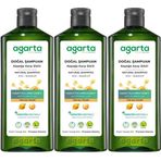 Agarta Kepek Karşı Etkili 3x400 ml Doğal Şampuan