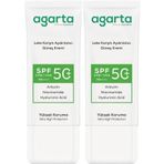 Agarta Leke Karşıtı Aydınlatıcı SPF+50 2x50 ml Yüz Güneş Kremi