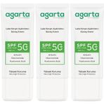 Agarta Leke Karşıtı Aydınlatıcı SPF+50 3x50 ml Yüz Güneş Kremi