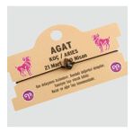 Agat Doğal Taşlı Koç Burç Bileklik - DL0101