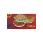 AĞCA 3lu çelik baklava tepsisi