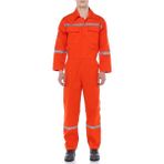 Ağca İş Elbiseleri 16/12 Gabardin Turuncu Tulum