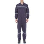 Ağca İş Elbiseleri 7/7 Gabardin Gri Tulum - XL