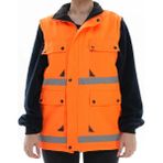 Ağca İş Elbiseleri Turuncu Polarlı Mühendis Montu - XL