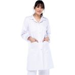 Ağca Kadın Beyaz Doktor Önlük - S
