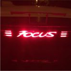 Agdeniz Ford Focus 2012-2017 Hb Için Uyumlu Aksesuar Stop Sticker - Standart - Siyah