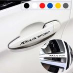 Agdeniz Ford Focus Için Uyumlu Aksesuar Kapı Kolu ve Jant Sticker 10 Adet - Standart - Siyah