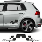 Agdeniz Forrd Kuga Için Uyumlu Aksesuar Yan Sport 28*13 - Standart - Siyah